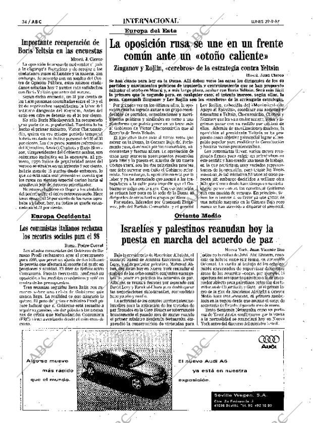 ABC SEVILLA 29-09-1997 página 34