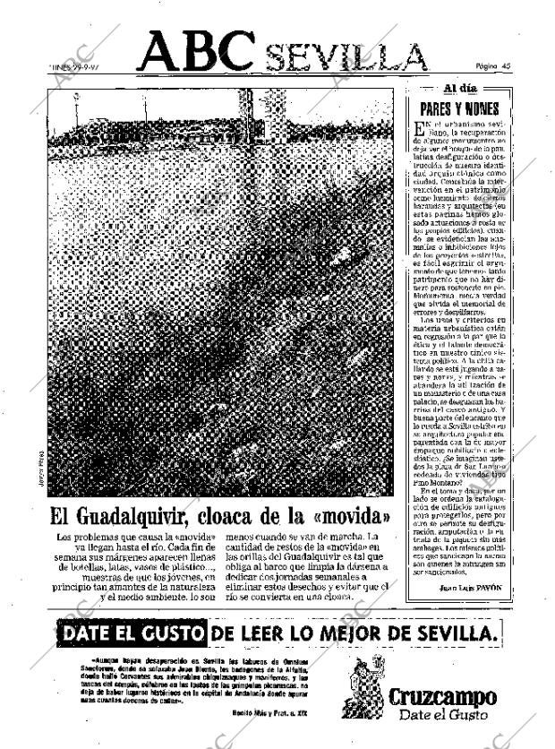 ABC SEVILLA 29-09-1997 página 45