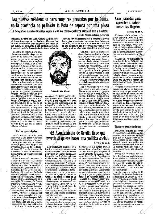 ABC SEVILLA 29-09-1997 página 50