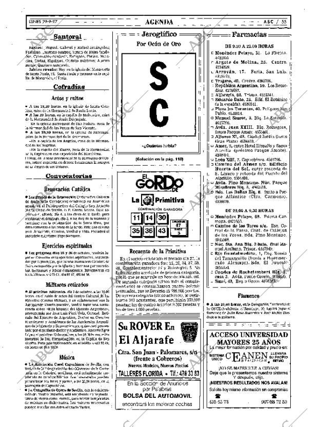 ABC SEVILLA 29-09-1997 página 55