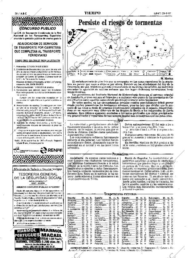 ABC SEVILLA 29-09-1997 página 58