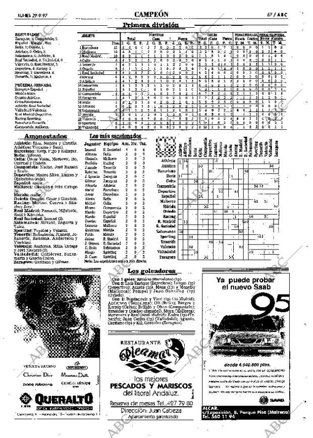 ABC SEVILLA 29-09-1997 página 67