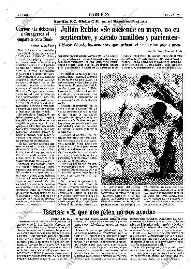 ABC SEVILLA 29-09-1997 página 72