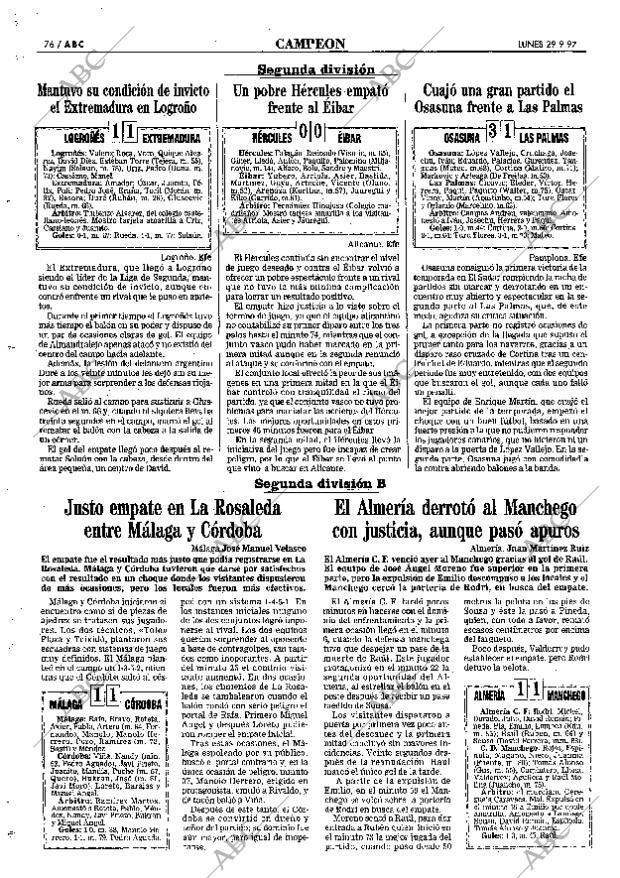 ABC SEVILLA 29-09-1997 página 76