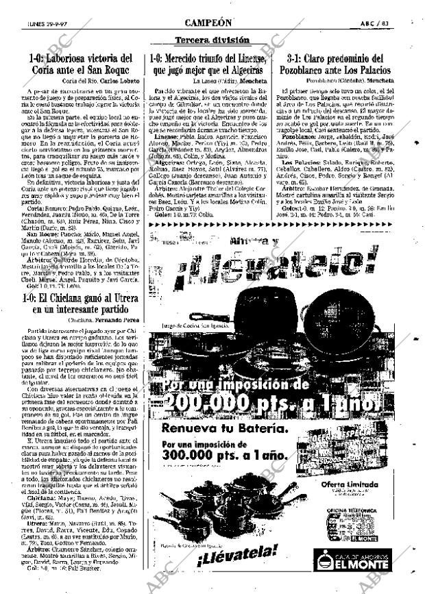 ABC SEVILLA 29-09-1997 página 83