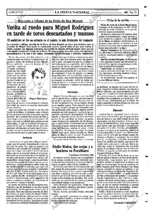 ABC SEVILLA 29-09-1997 página 95