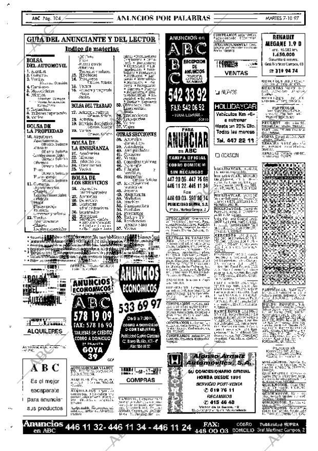 ABC MADRID 07-10-1997 página 104