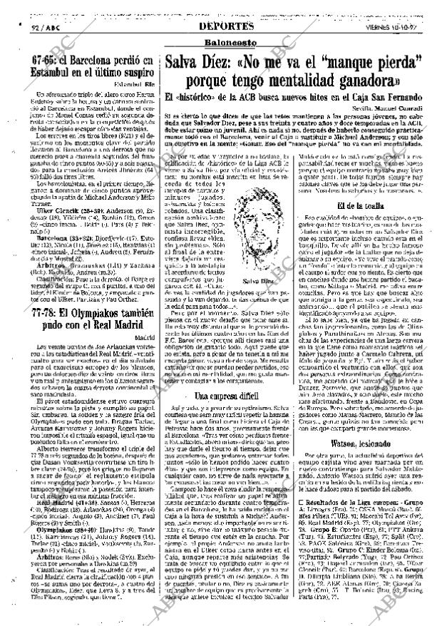 ABC SEVILLA 10-10-1997 página 92
