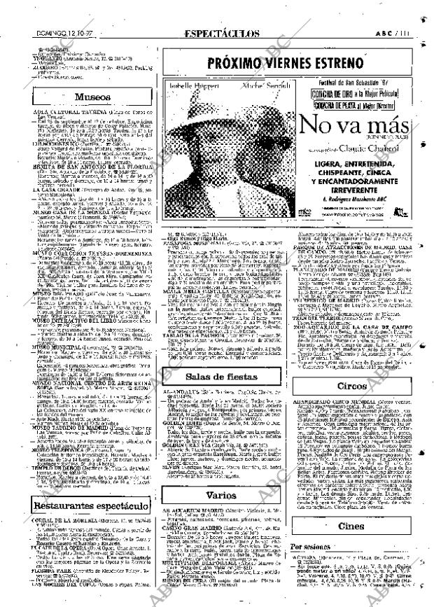 ABC MADRID 12-10-1997 página 111