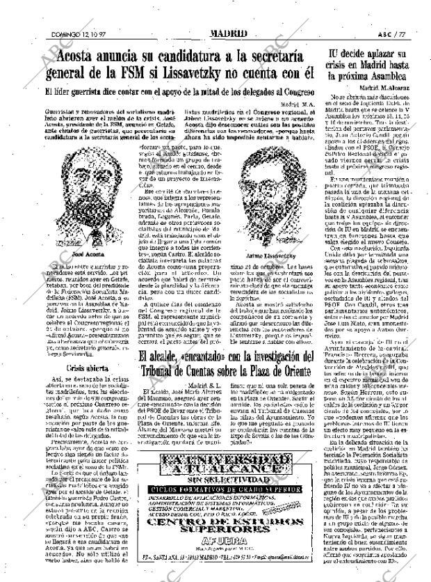 ABC MADRID 12-10-1997 página 77