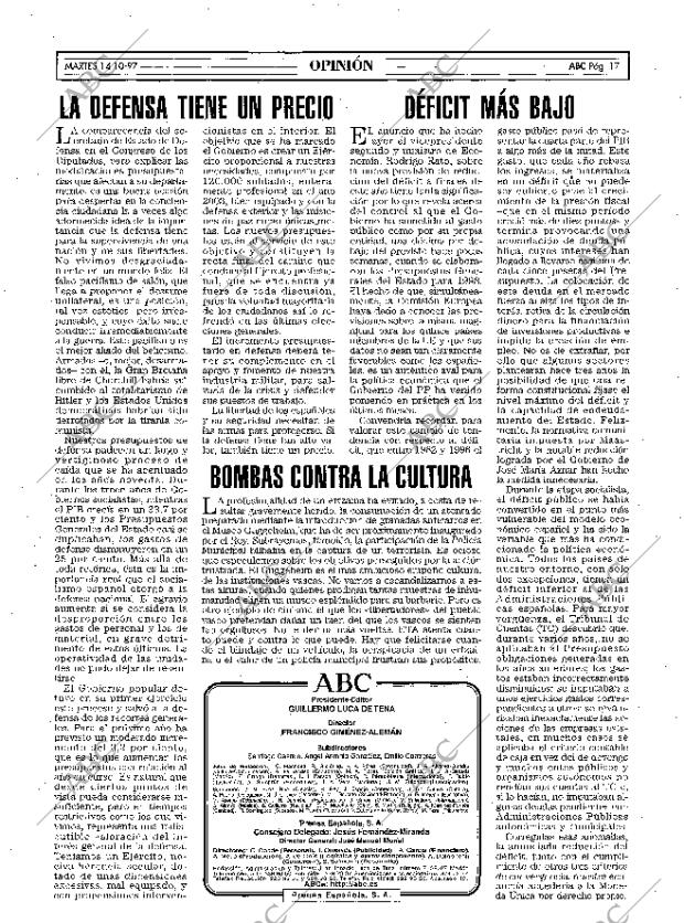 ABC MADRID 14-10-1997 página 17