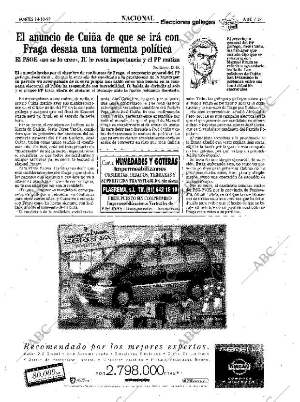 ABC MADRID 14-10-1997 página 27