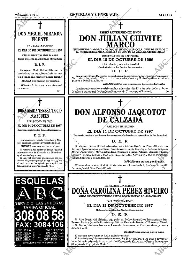 ABC MADRID 15-10-1997 página 103