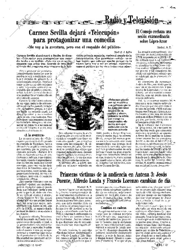 ABC MADRID 15-10-1997 página 131