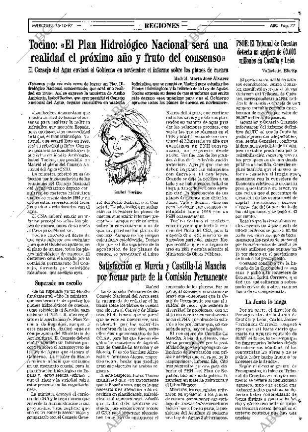 ABC MADRID 15-10-1997 página 77