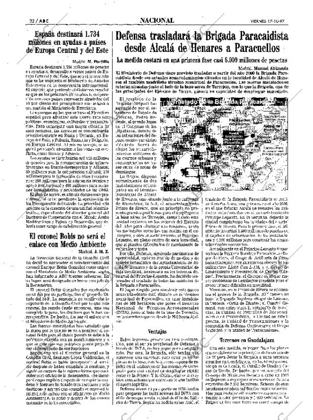 ABC MADRID 17-10-1997 página 32