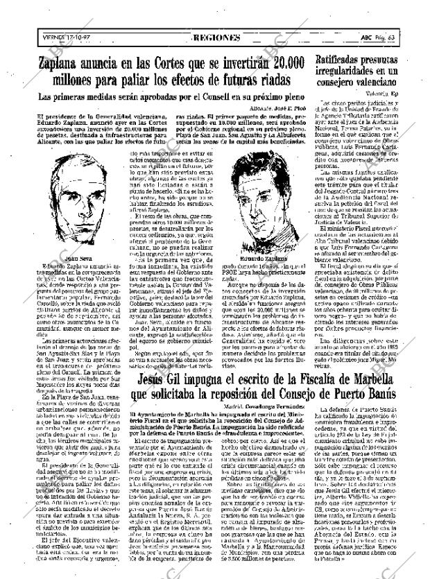 ABC MADRID 17-10-1997 página 63