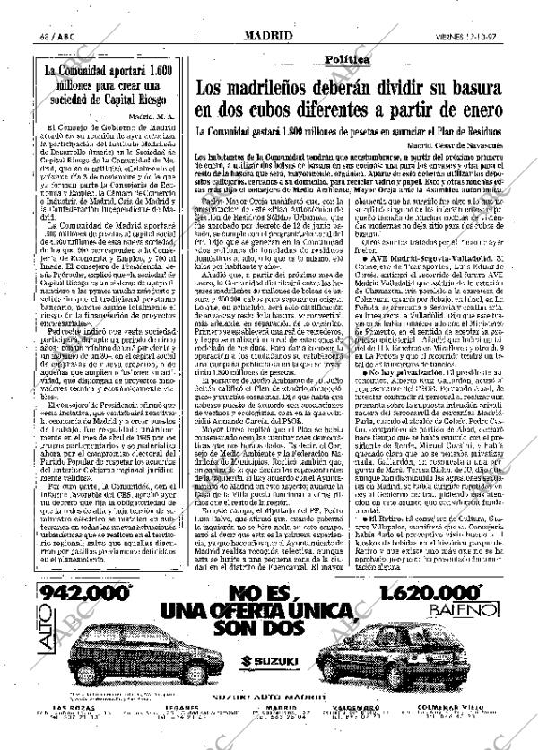 ABC MADRID 17-10-1997 página 68