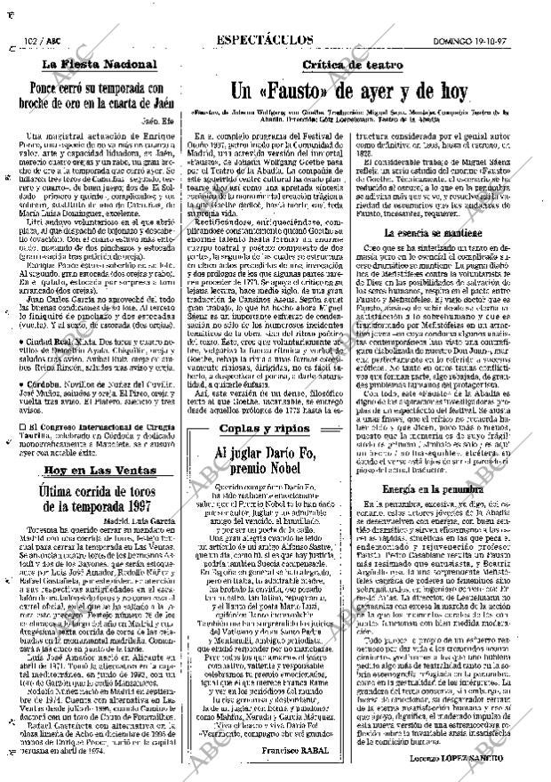 ABC MADRID 19-10-1997 página 102