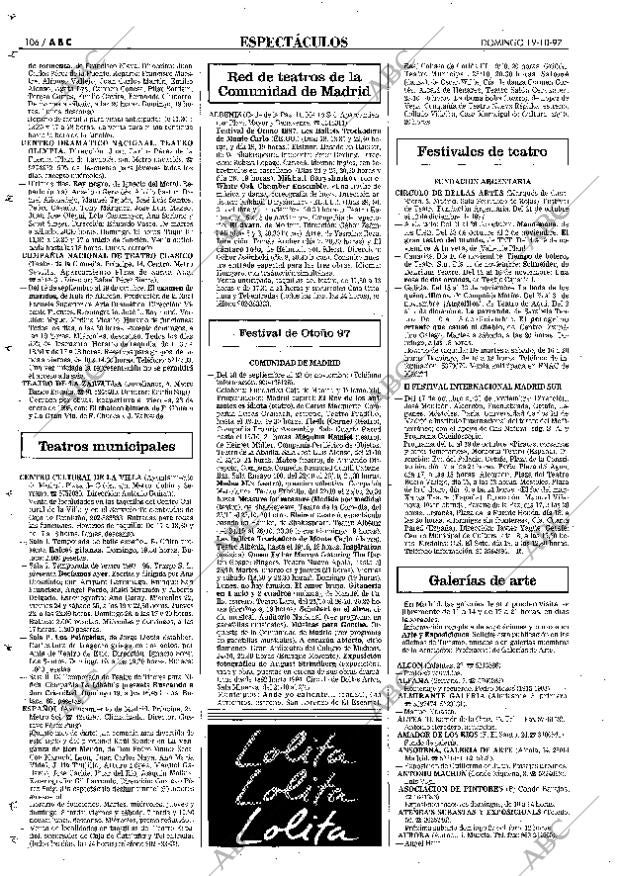 ABC MADRID 19-10-1997 página 106