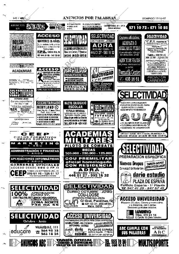 ABC MADRID 19-10-1997 página 142