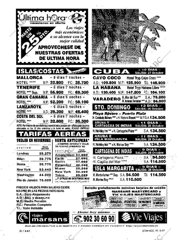 ABC MADRID 19-10-1997 página 20
