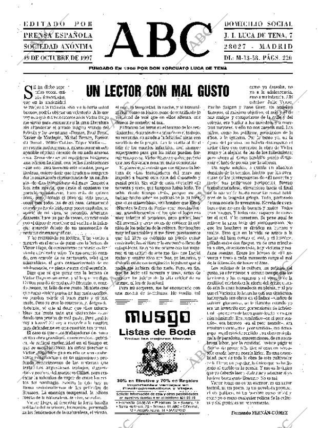 ABC MADRID 19-10-1997 página 3
