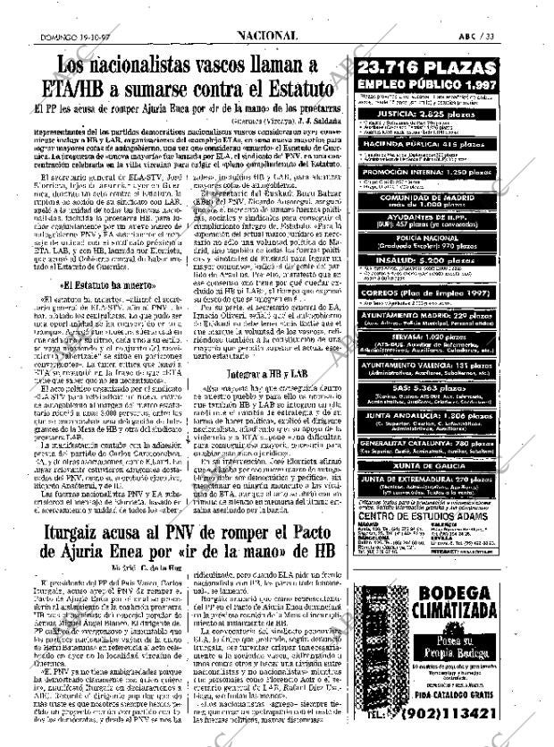 ABC MADRID 19-10-1997 página 33