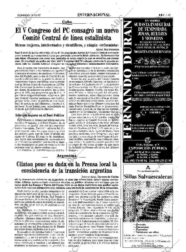 ABC MADRID 19-10-1997 página 49