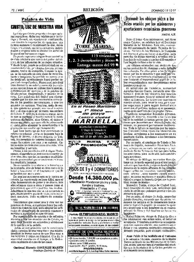 ABC MADRID 19-10-1997 página 72