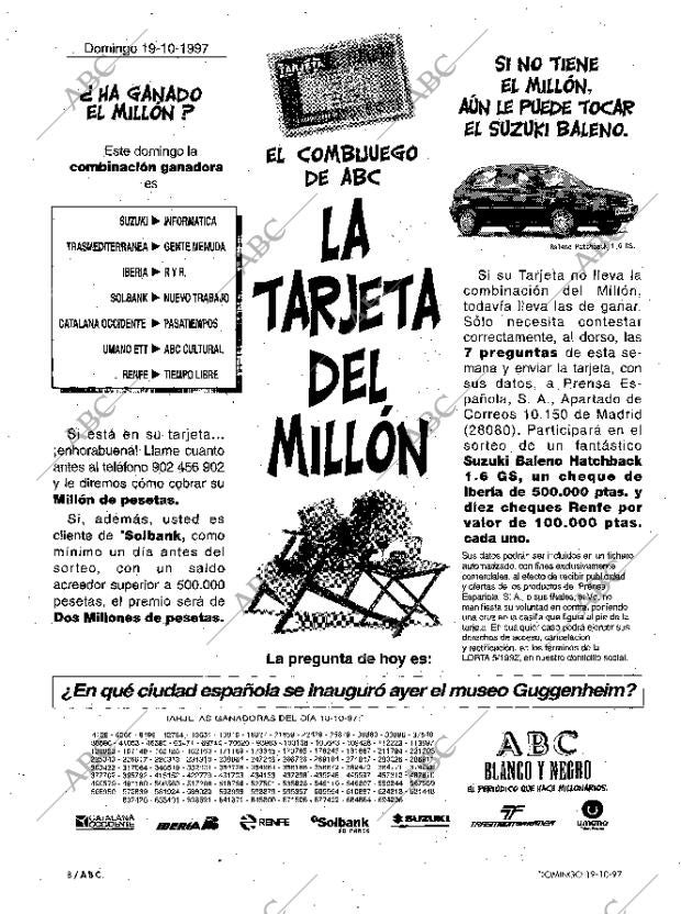 ABC MADRID 19-10-1997 página 8