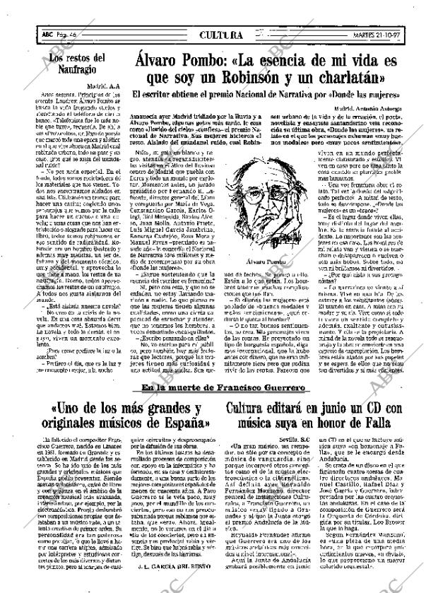 ABC SEVILLA 21-10-1997 página 46