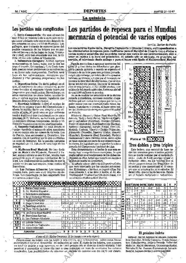 ABC SEVILLA 21-10-1997 página 86