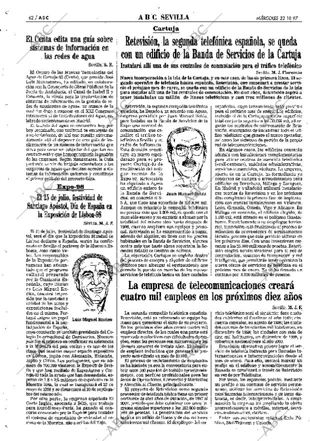 ABC SEVILLA 22-10-1997 página 62