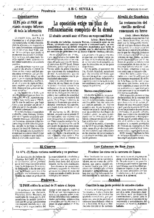 ABC SEVILLA 22-10-1997 página 64