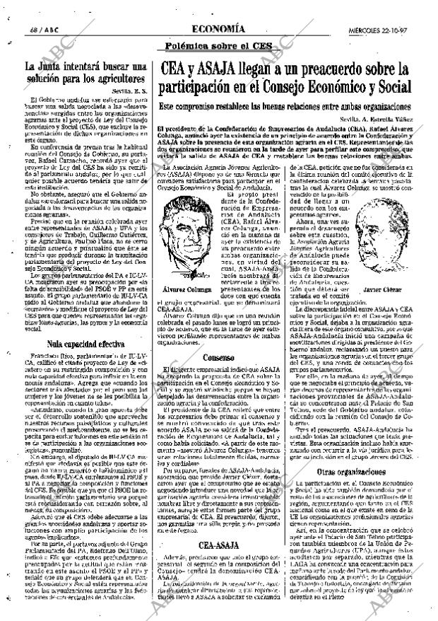 ABC SEVILLA 22-10-1997 página 68