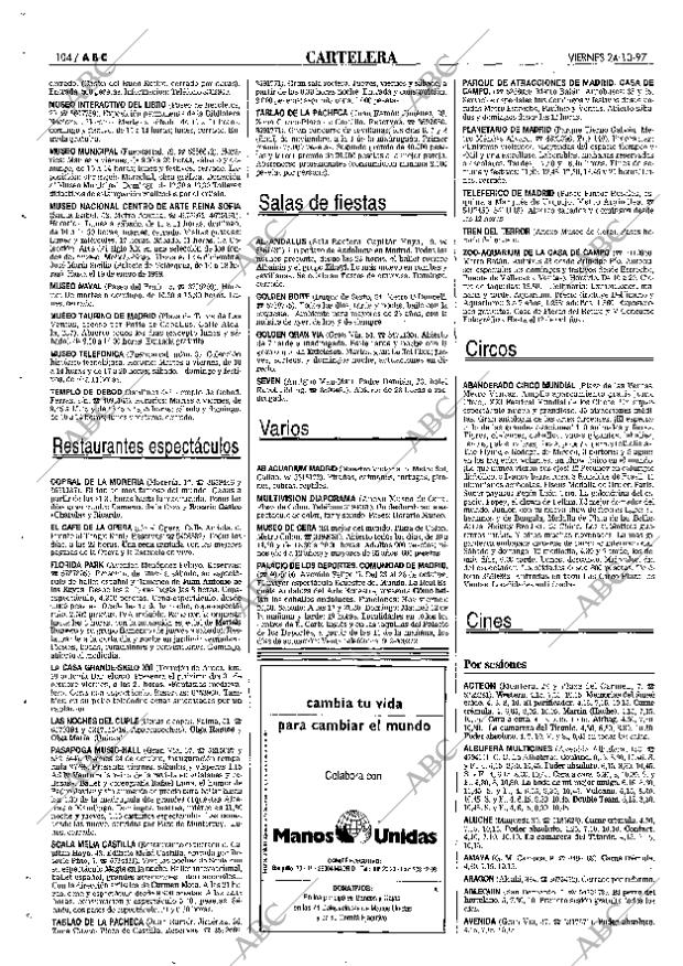ABC MADRID 24-10-1997 página 104