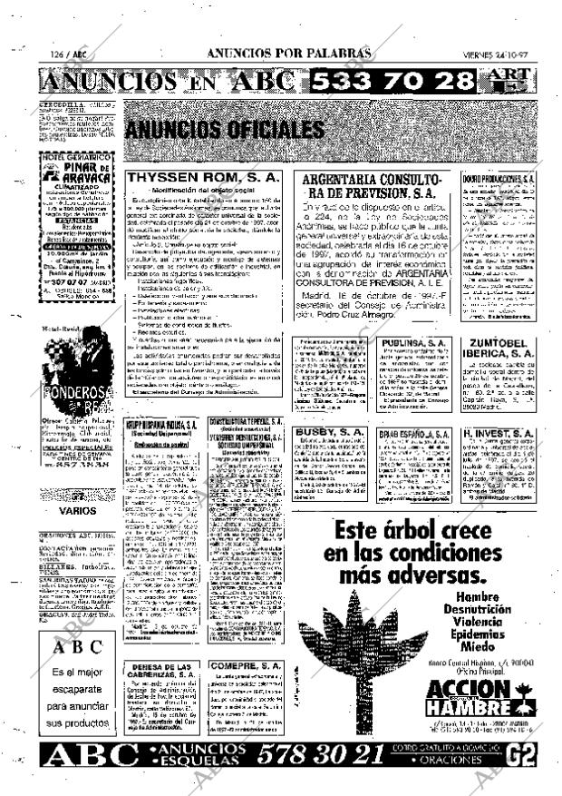 ABC MADRID 24-10-1997 página 126