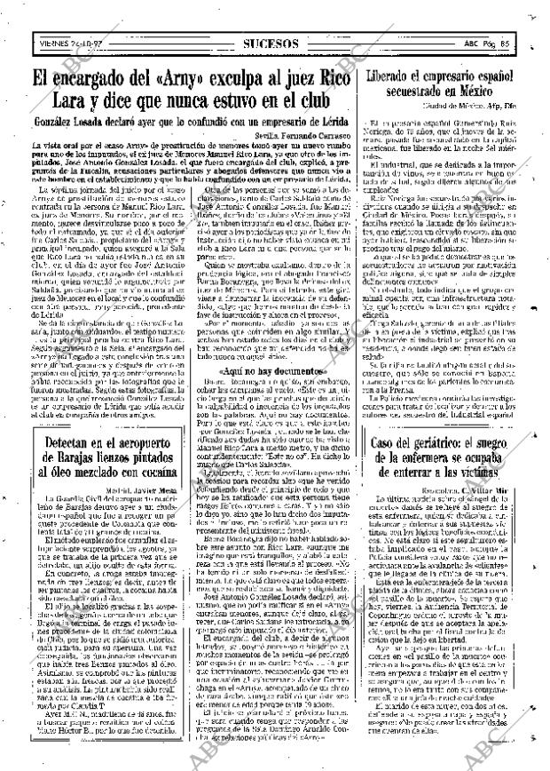 ABC MADRID 24-10-1997 página 85
