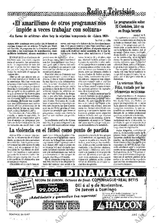 ABC SEVILLA 26-10-1997 página 133