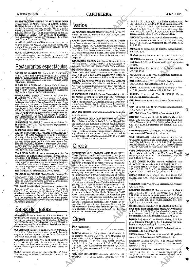 ABC MADRID 28-10-1997 página 105