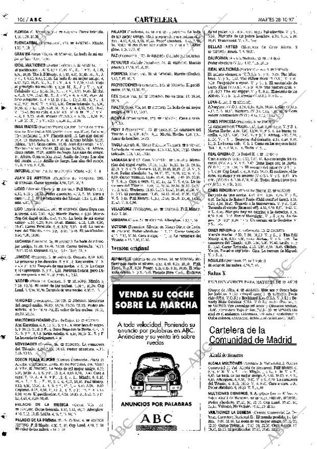 ABC MADRID 28-10-1997 página 106