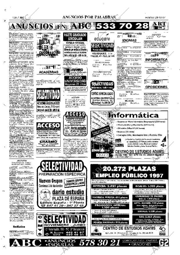 ABC MADRID 28-10-1997 página 126