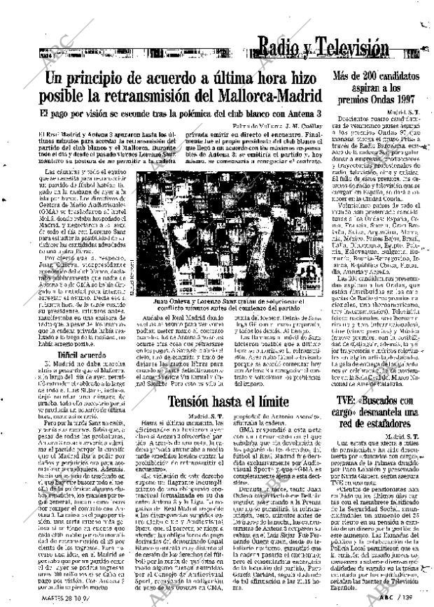 ABC MADRID 28-10-1997 página 139