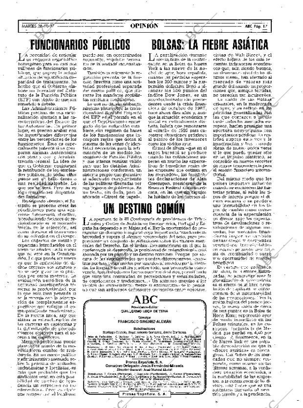 ABC MADRID 28-10-1997 página 17