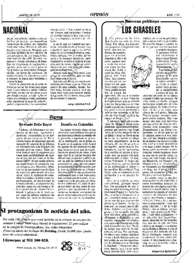 ABC MADRID 28-10-1997 página 19