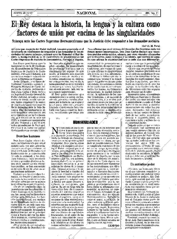 ABC MADRID 28-10-1997 página 21