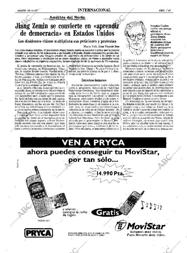 ABC MADRID 28-10-1997 página 41