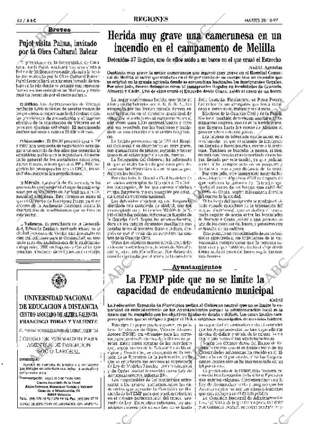 ABC MADRID 28-10-1997 página 62