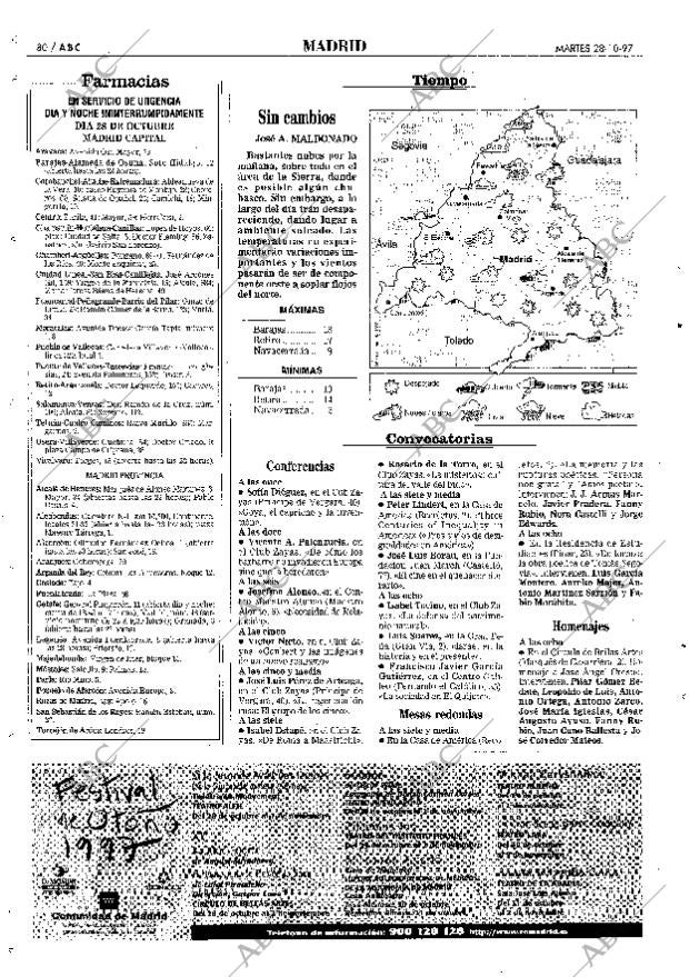 ABC MADRID 28-10-1997 página 80
